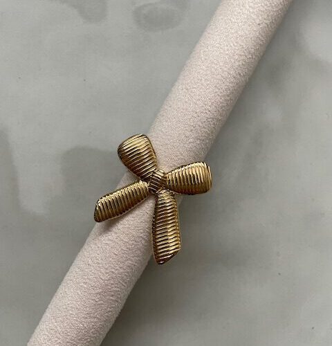 Big Bow Ring goud