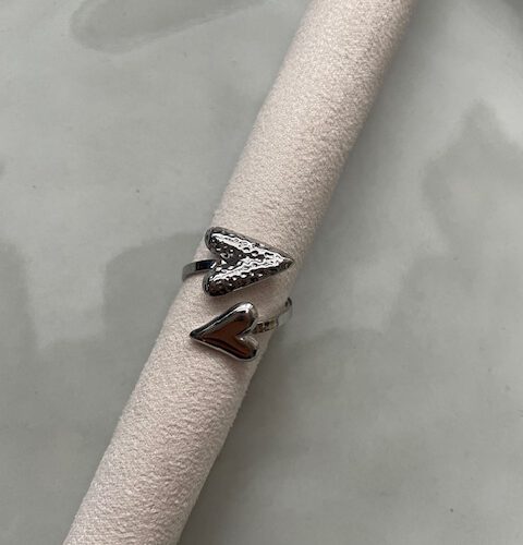 Heart Affection Ring zilver
