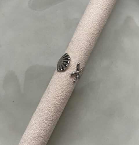 Sea Shell Ring zilver
