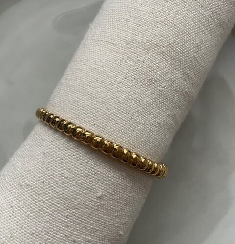 Bubble Bangle goud