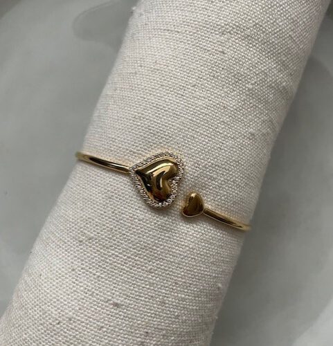 Sparkle Heart Bangle