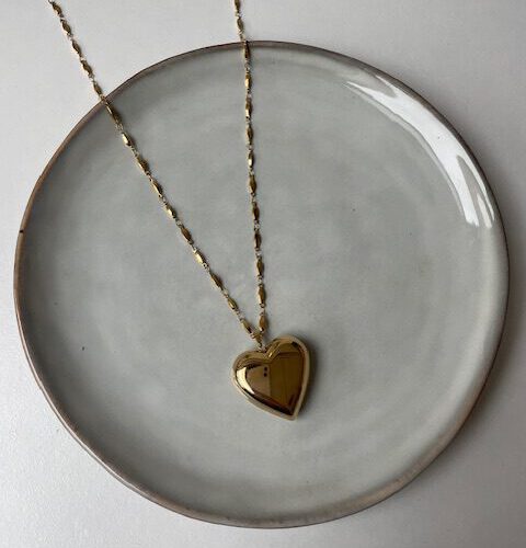 Big Hart Lange Ketting goud