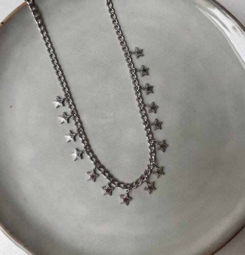 Little Stars Ketting zilver