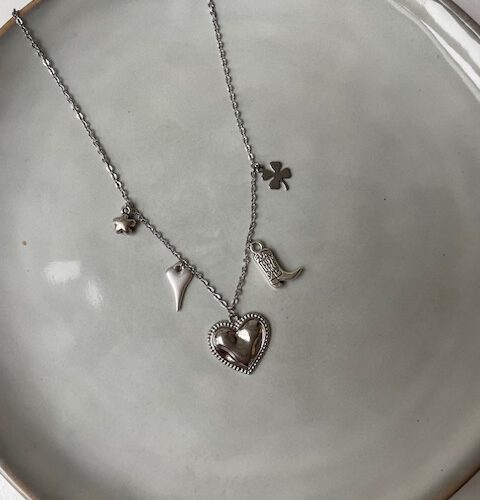 Bedelketting zilver (1)