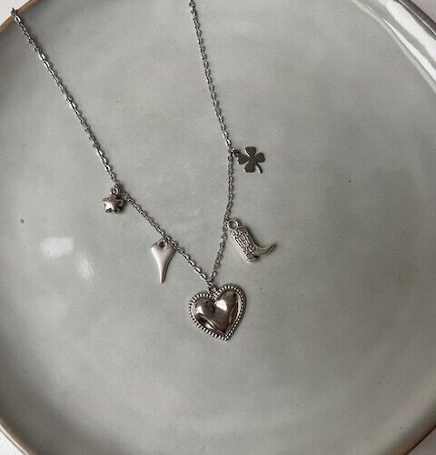 Bedelketting zilver (1)