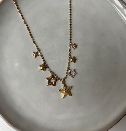 Stars Ketting goud