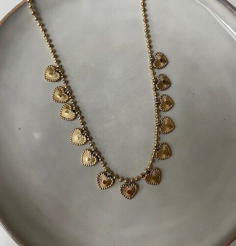 Hartjes Ketting goud
