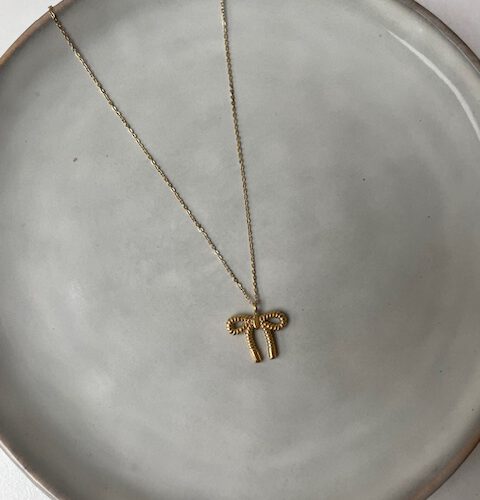 Big Bow Ketting goud