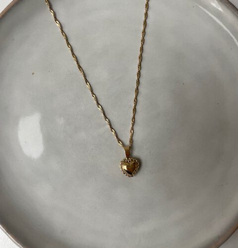 Love Hart Ketting goud