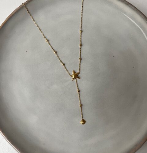 Beach Long Ketting goud