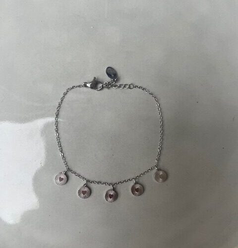 Heart Cions Armband zilver