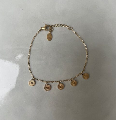 Heart Cions Armband goud