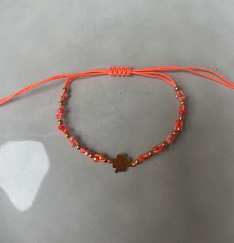 Lucky Charm Bracelet oranje
