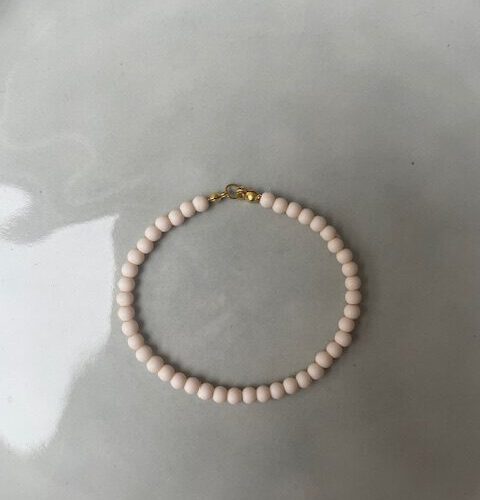 Candy Bubble Armband beige/goud