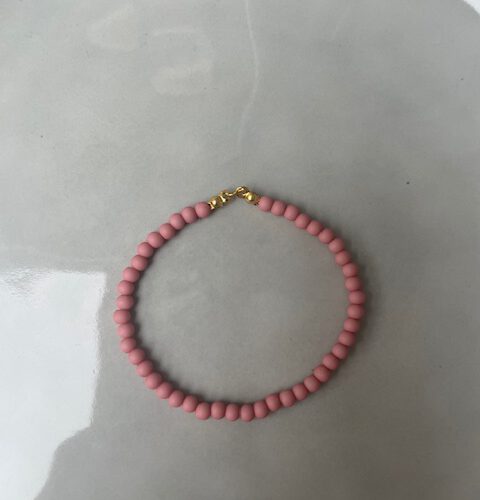 Candy Bubble Armband roze/goud