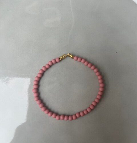 Candy Bubble Armband roze/goud