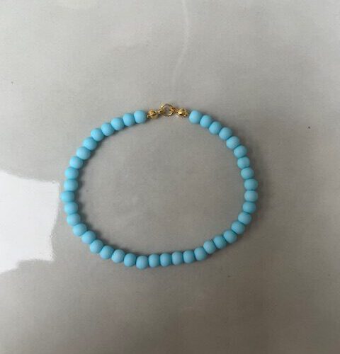 Candy Bubble Armband blauw/goud
