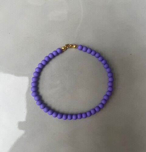 Candy Bubble Armband paars/goud