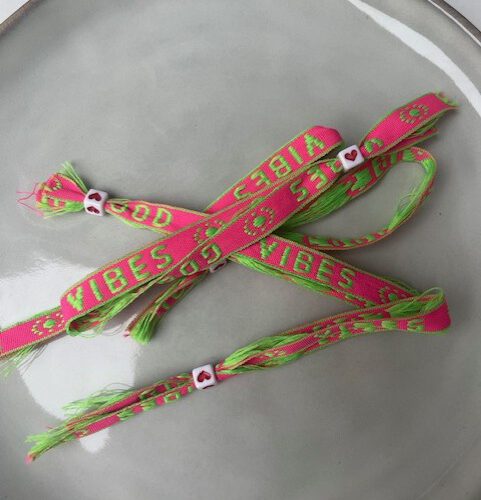 Good Vibez Lint Armbandje