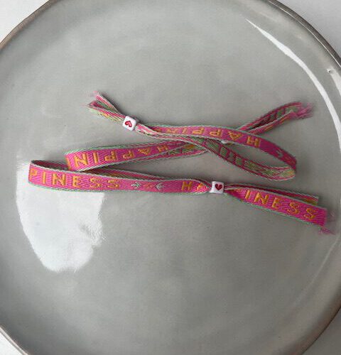 Happiness Lint Armbandje