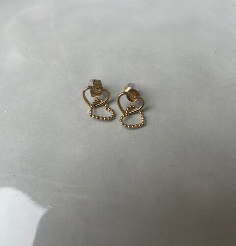 Little Hearts Oorbellen goud
