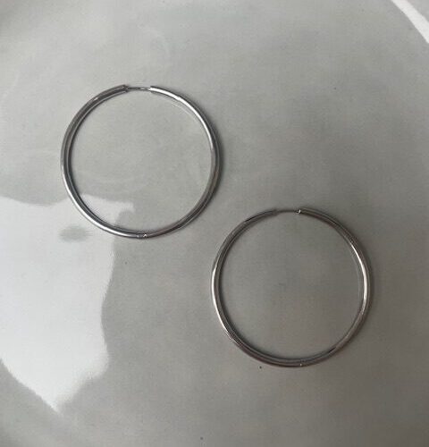 Click Hoops zilver