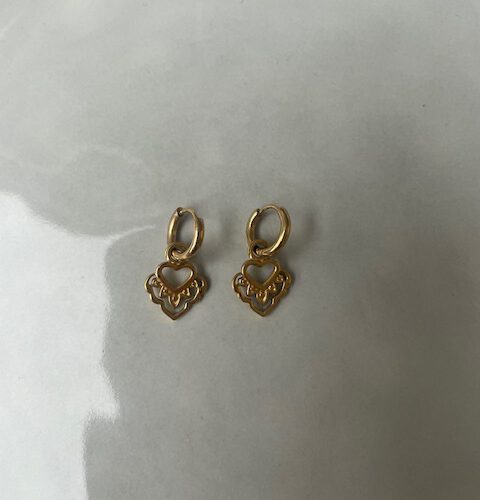 Dripping Heart Oorbellen