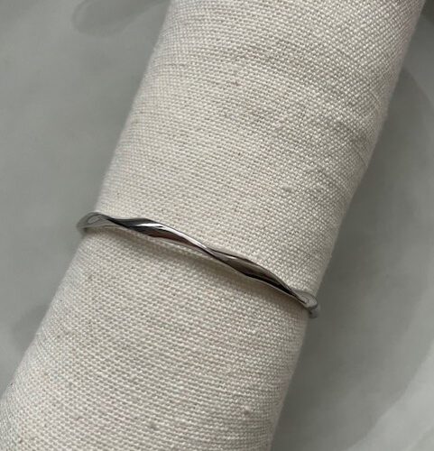Twist Bangle zilver