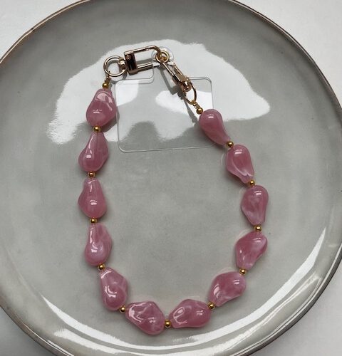 Stones Telefoon Koord roze