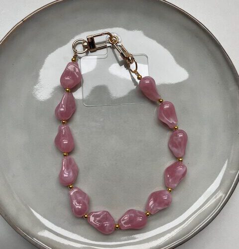 Stones Telefoon Koord roze
