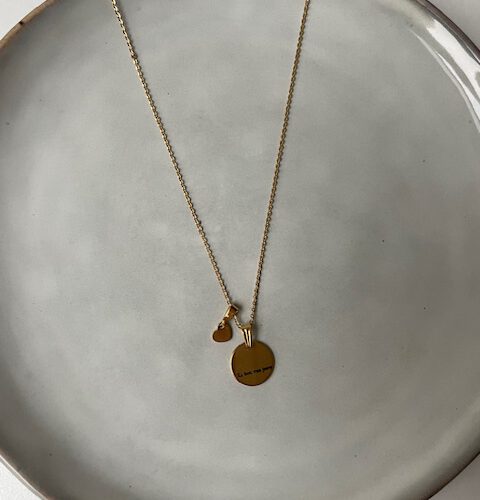 Ik hou van jouw Ketting goud