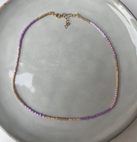 Beads Ketting lila