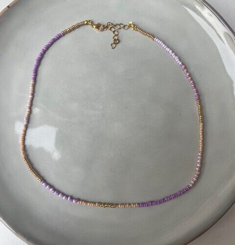 Beads Ketting lila