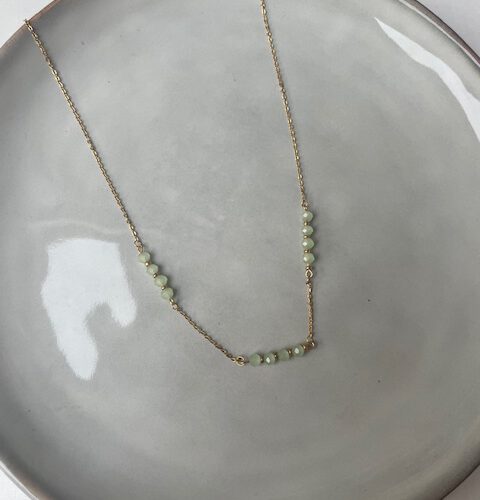 Chic Ketting Tripple groen