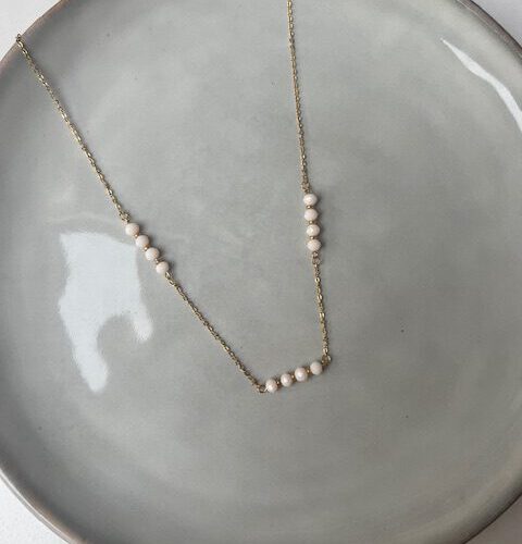 Chic Ketting Tripple beige