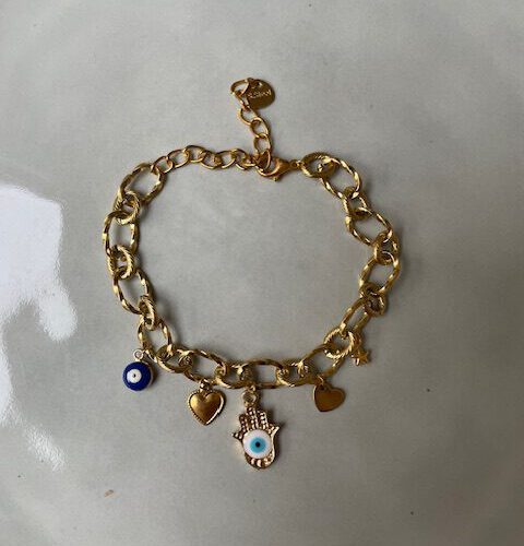 Bedelarmband Goud (3)