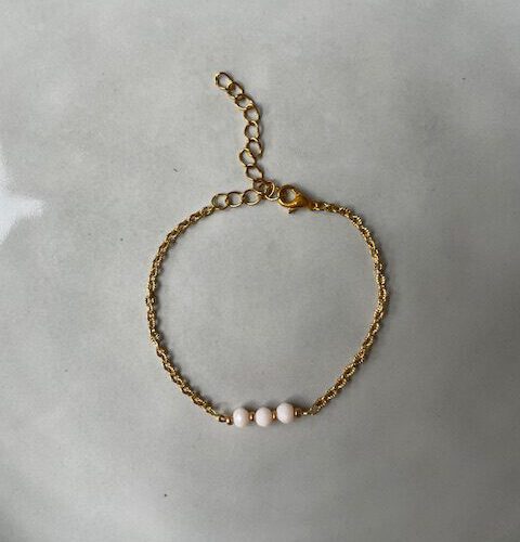 Chic Armband beige/goud