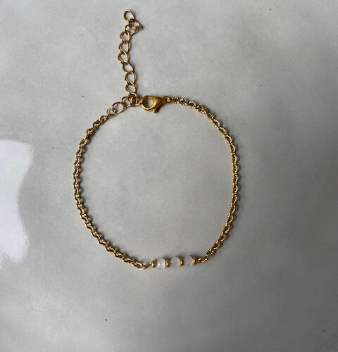 Chic Armband wit/goud