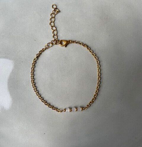 Chic Armband wit/goud