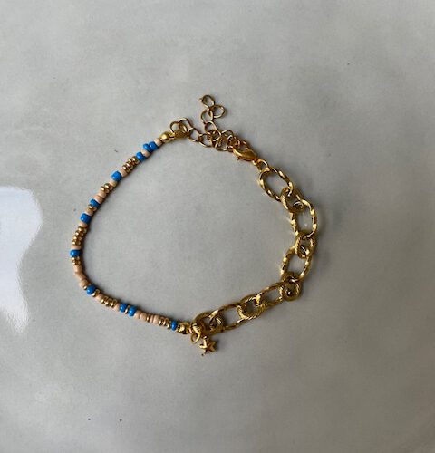 Classy Armband Ster blauw