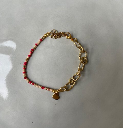 Classy Armband Hart roze