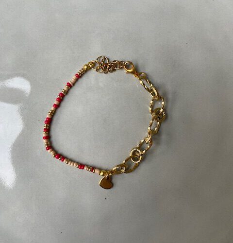 Classy Armband Hart roze