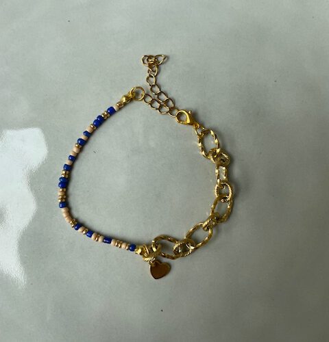 Classy Armband Hart navy