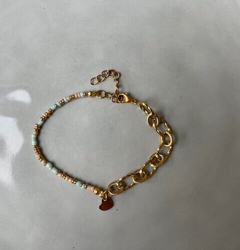 Classy Armband Hart Turquoise
