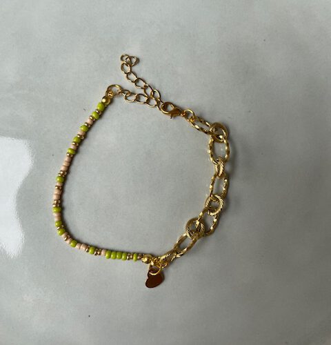 Classy Armband Hart groen