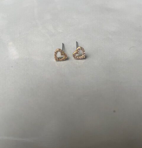 Sparkle Heart Knopjes goud