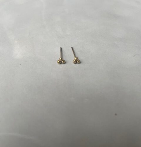 3 Balls Knopjes goud