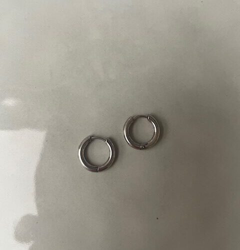 Mini Hoops zilver