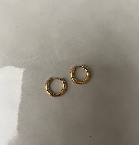 Mini Hoops goud