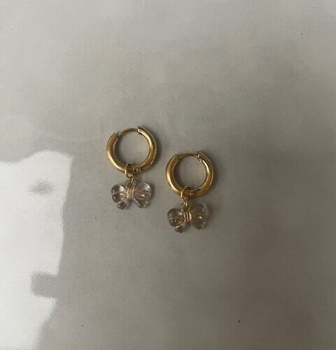 Bow Hoops goud